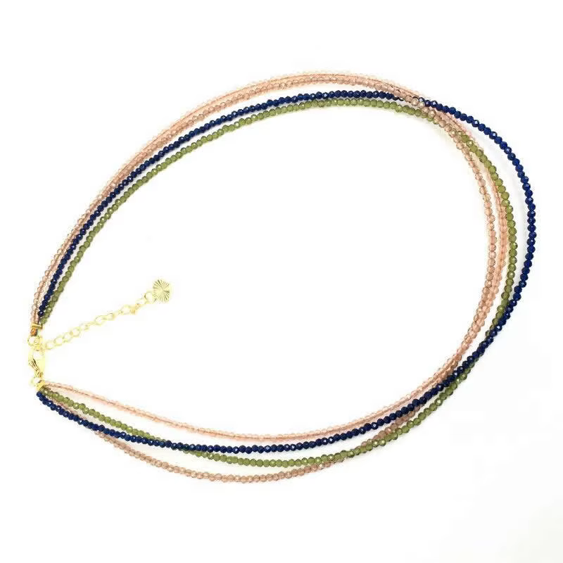 Collier en pierre naturelle pour femme, accessoires en or 14 carats, bijoux de mariage romantiques, 