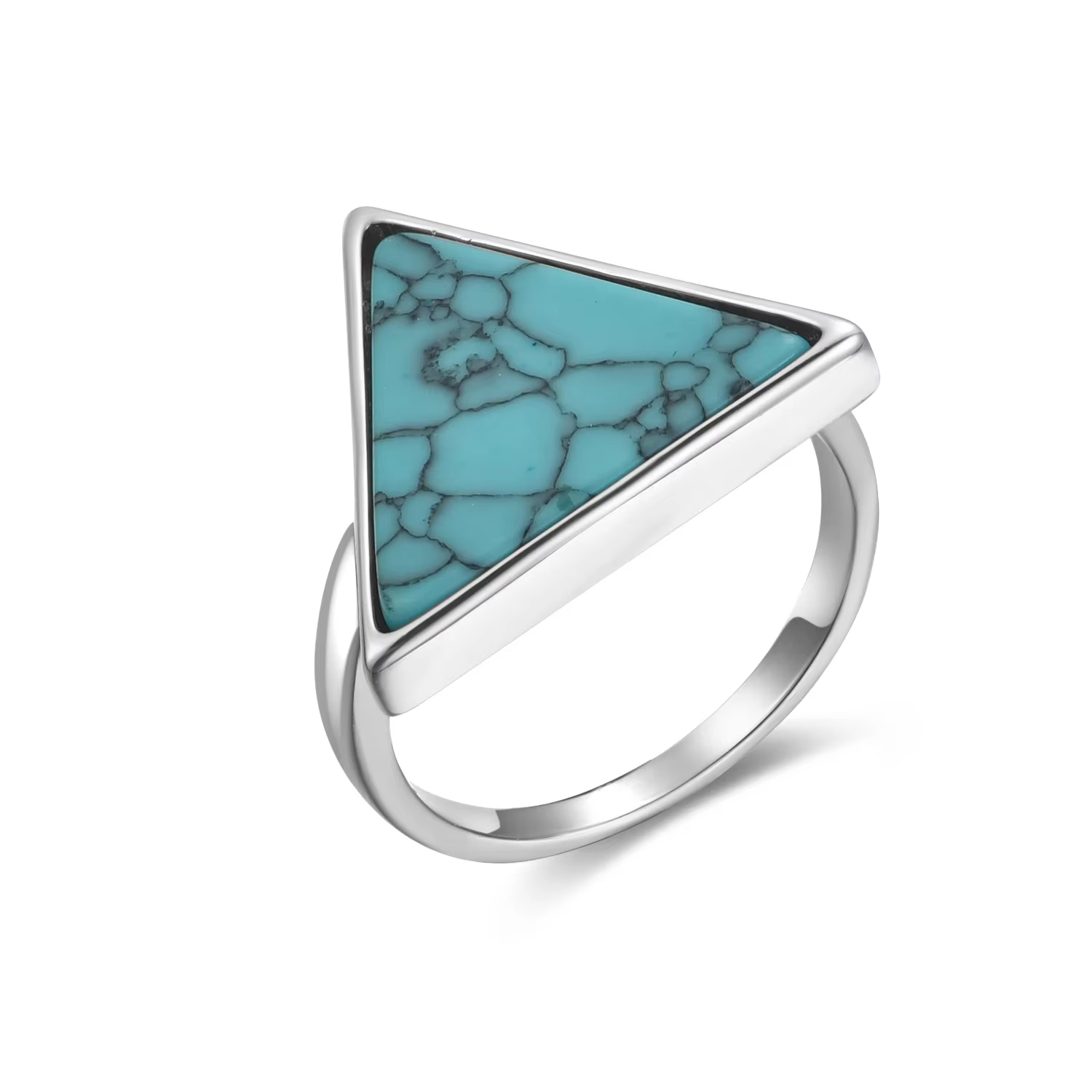 Bague en argent Sterling 925 Rhodochrosite incrustée de pierre naturelle ronde, minimaliste, mignonn