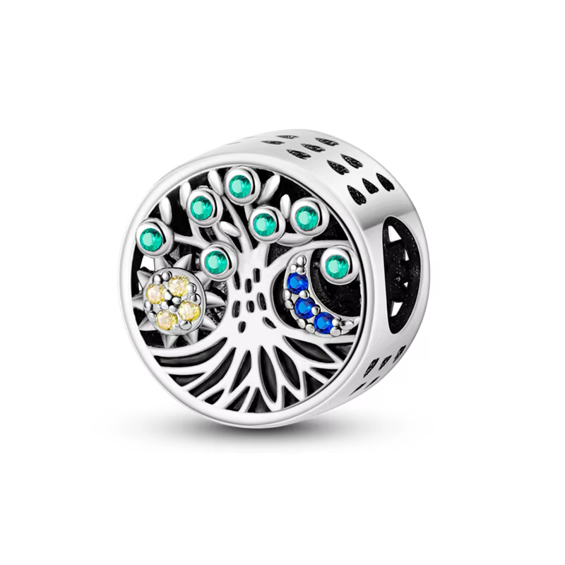 Pendentifs breloques plaqués argent en liquidation, perles compatibles avec les bracelets originaux,