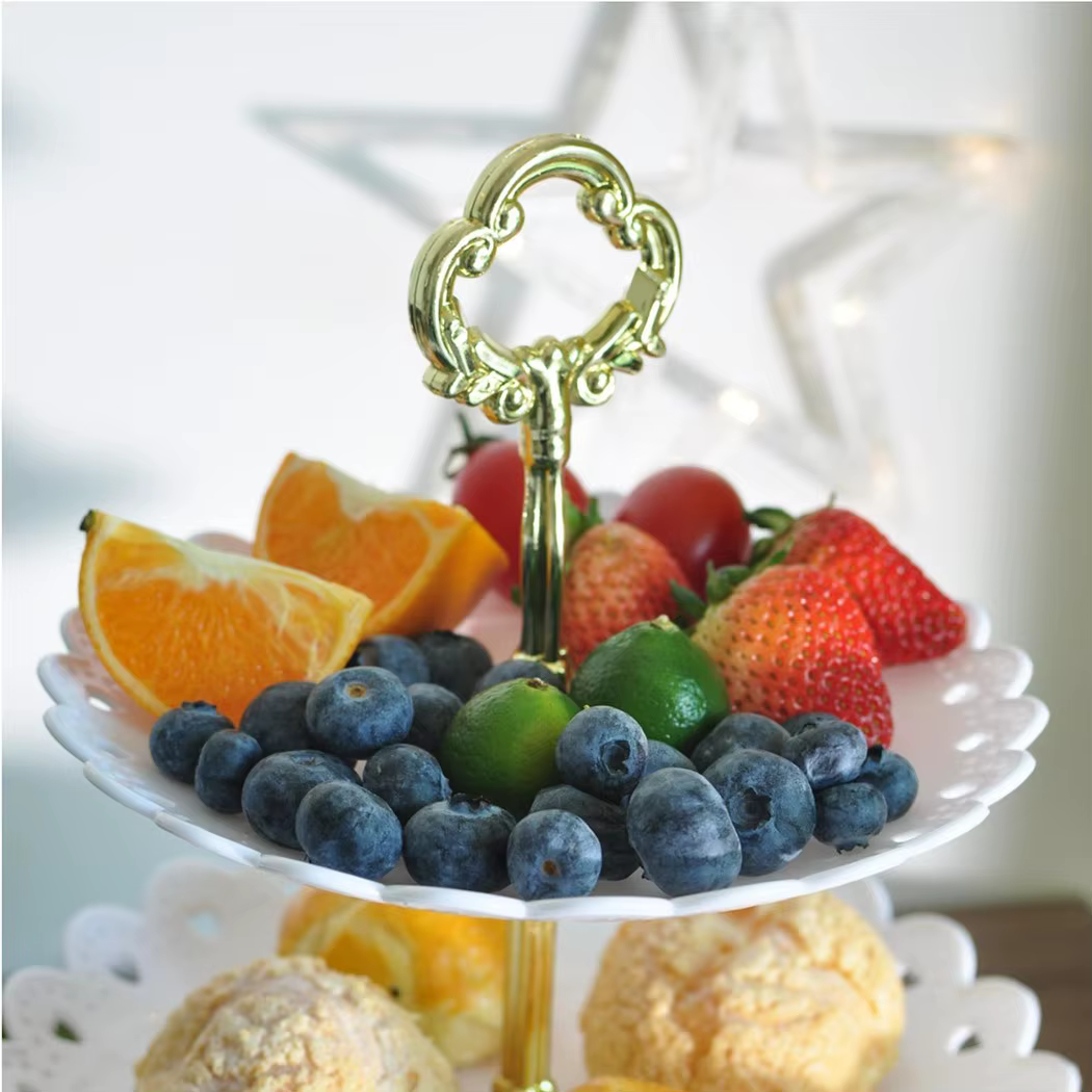 Support à gâteaux à 3 niveaux, assiette à fruits, plateau d'exposition, fête d'anniversaire, Dessert