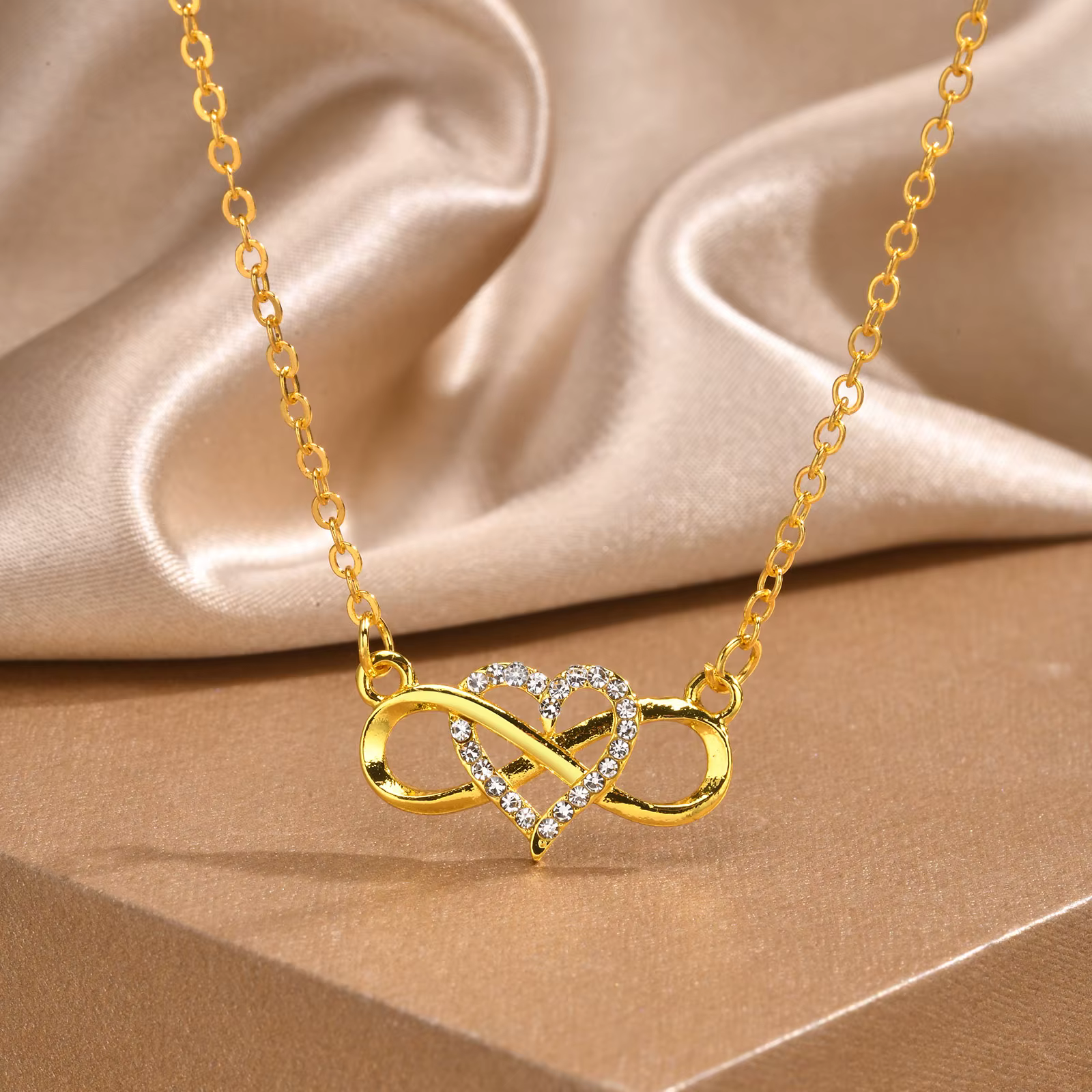 Collier Coeur Extron pour Femme, Bijoux Cubique, Colonne Vertébrale, Cadeaux d'Anniversaire pour Fem