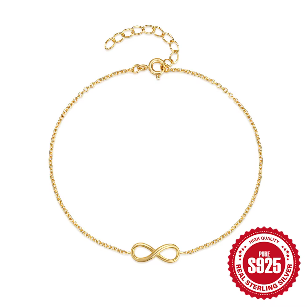 CANNER-Bracelet pendentif vert en argent regardé 925 pour femme, bracelets en or, bijoux, cadeau, 03