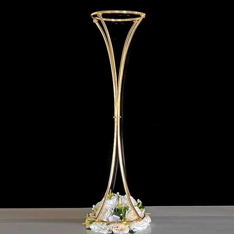 Support de fleurs en métal de 82CM, pièce maîtresse de mariage, support de fleurs pour événement, fê