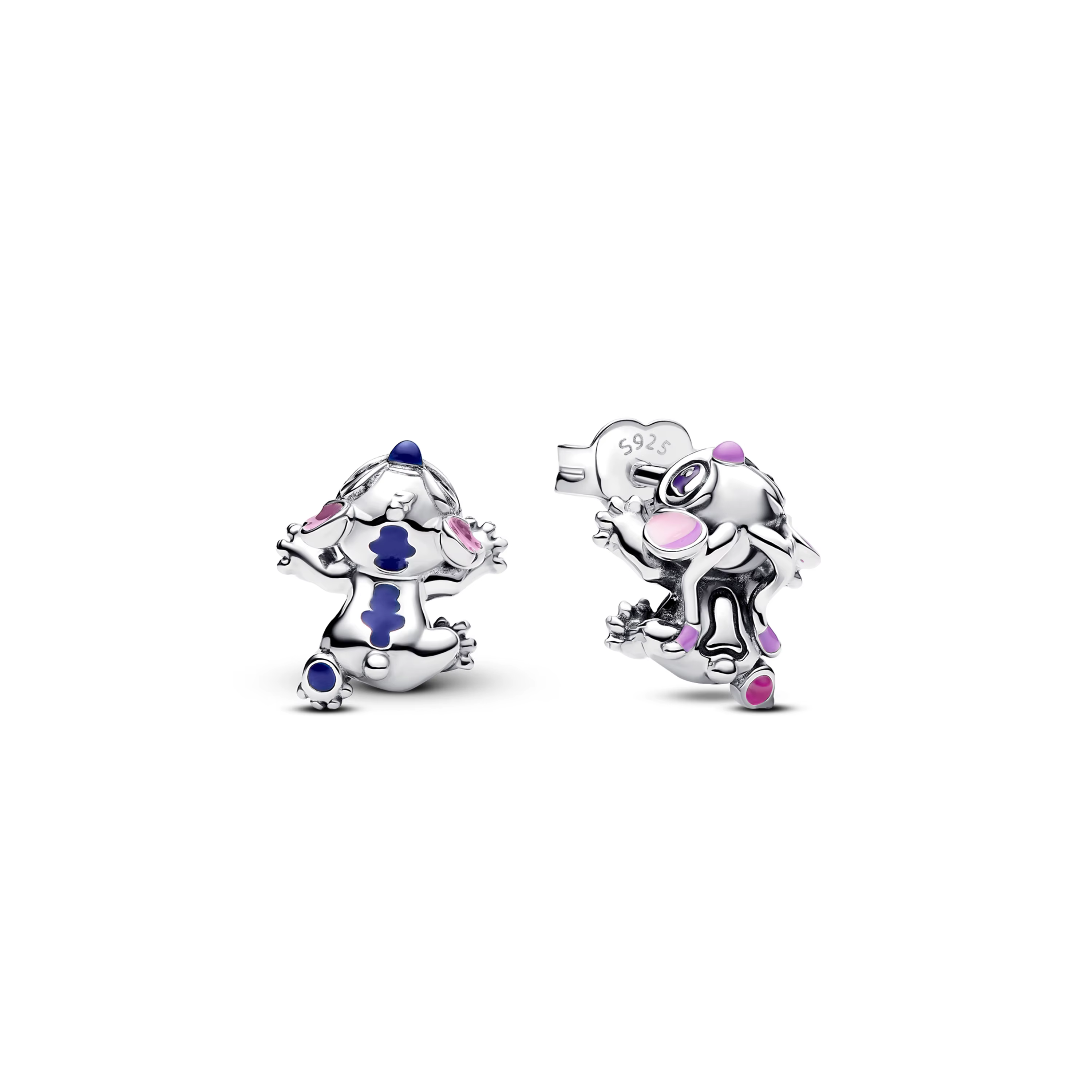 Boucles d'oreilles originales en argent Sterling 925, créoles à clous pour femmes, Miniso Disney Sti