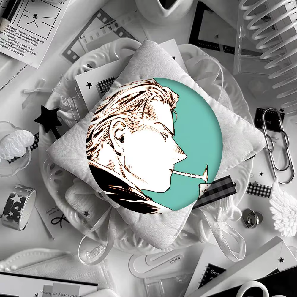 Emma x Aleksander Veil Manga – Broches créatives amusantes, badges ronds à clipser, accessoires pour