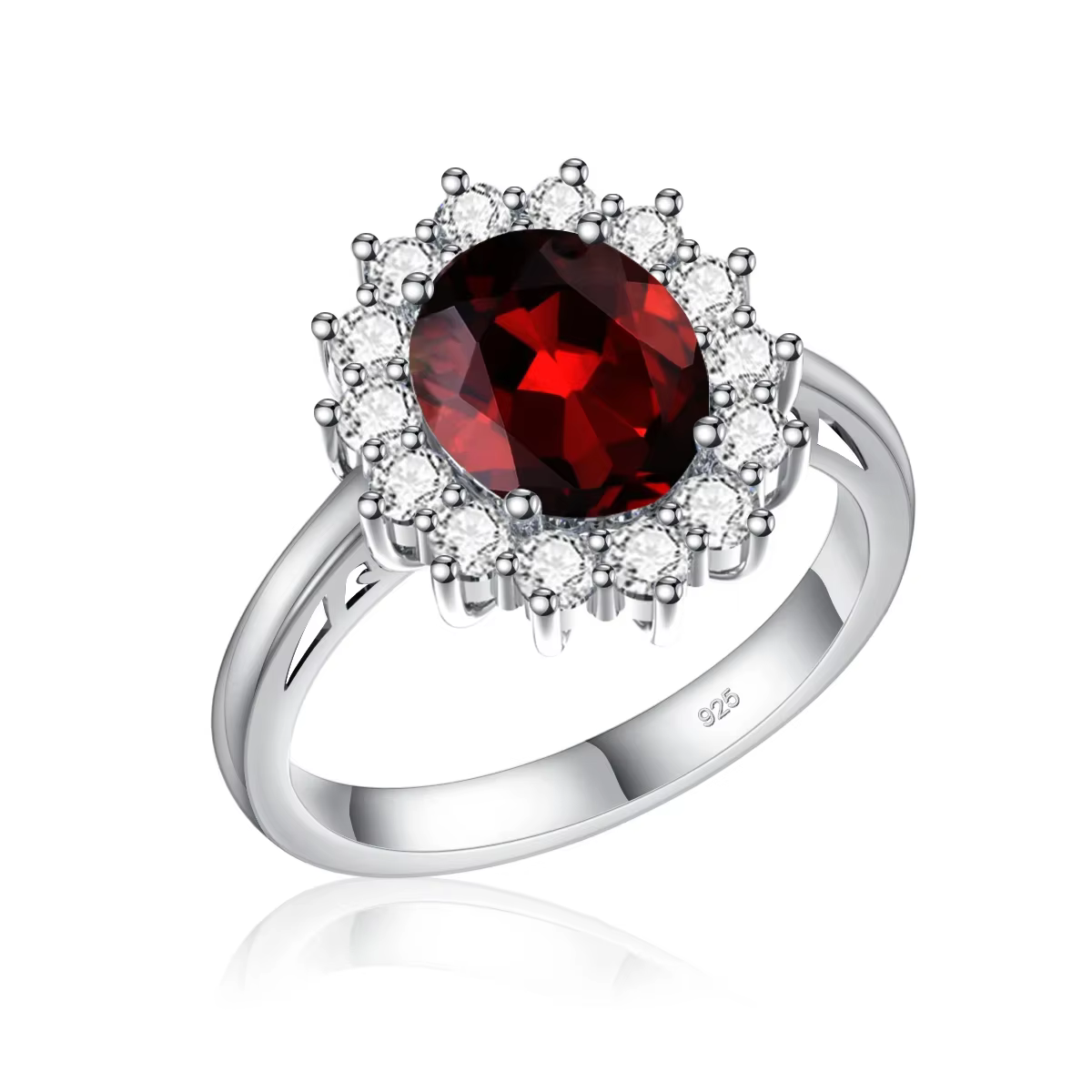 Szjinao – bague saphir pour femmes, en argent Sterling 925, bijoux de fiançailles de la princesse Ka