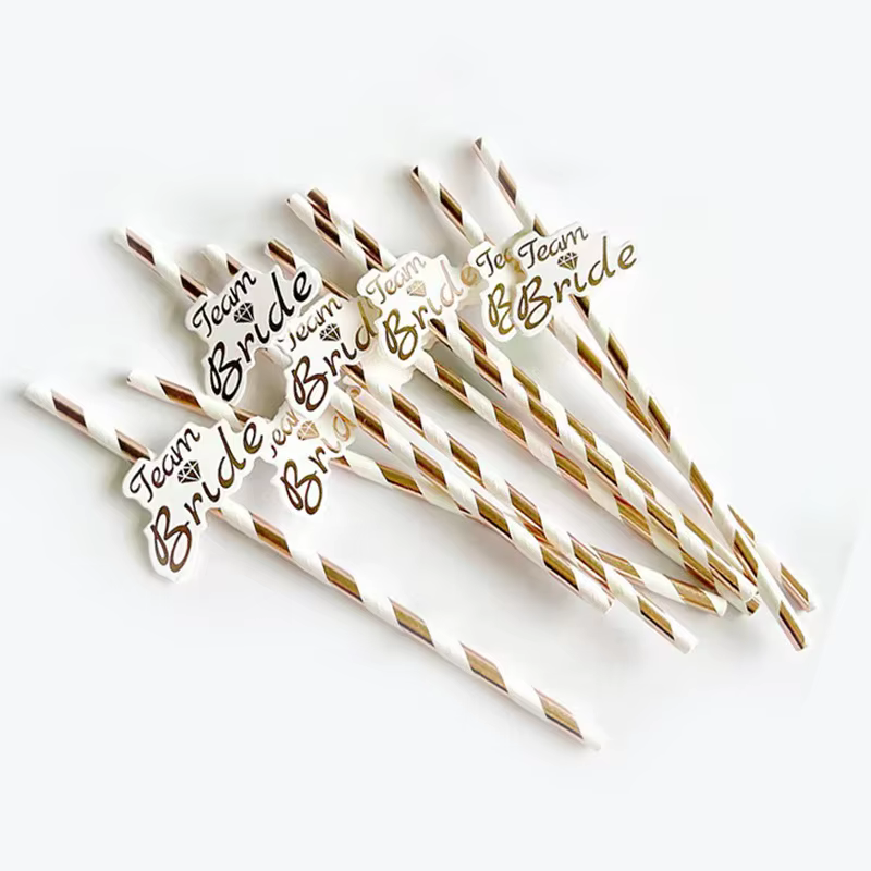 Fournitures de Décoration de Mariage en Paille, pour Équipe de la Mariée, ixde Poule, ixUnique, Café