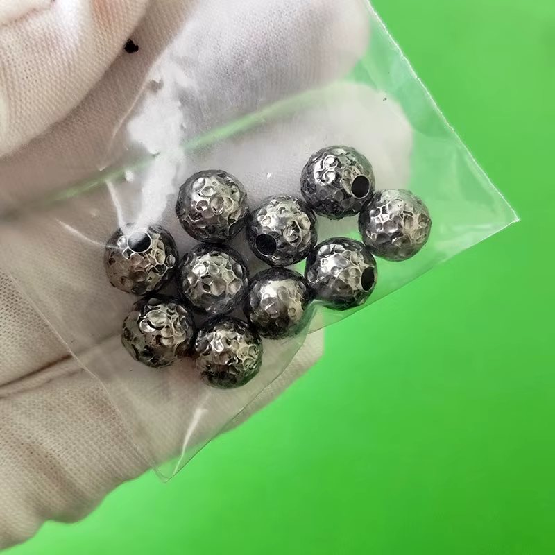TA2 – perles en titane faites à la main, bijoux artisanaux légers et durables, cadeau créatif