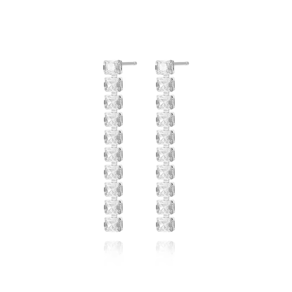 Collier de Tennis de luxe en forme de V pour femmes, en or, ras du cou en cristal glacé, accessoires