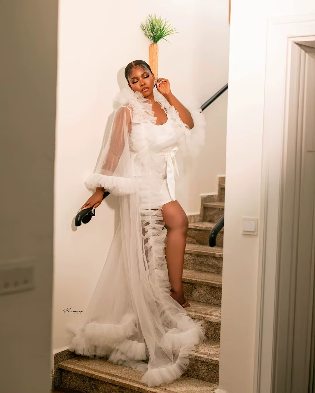 Robe de mariée Sexy personnalisée, deux pièces, robes de mariée pour femmes, peignoir, Robe de mater
