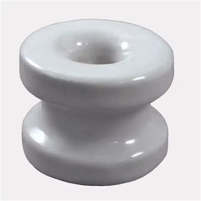 Poteau d'angle de clôture électrique en porcelaine, isolant en céramique, poteau en bois, clôture él