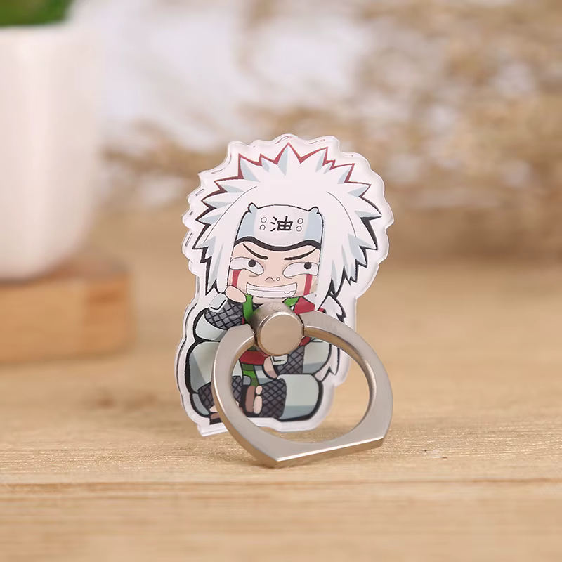 Naruto Sasuke support de bague universel support rotatif à 360 degrés pour IPhone Samsung anneau de 