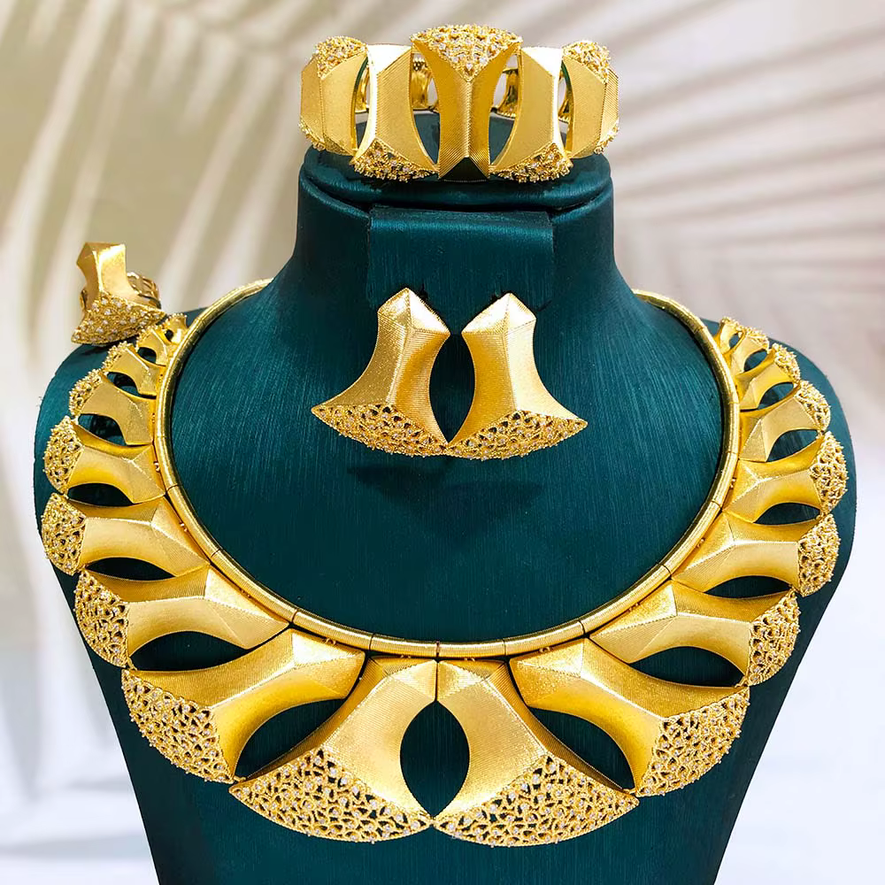 GODKI – magnifiques bijoux pour femmes, accessoires de luxe pour fête de mariage, collier de haute q