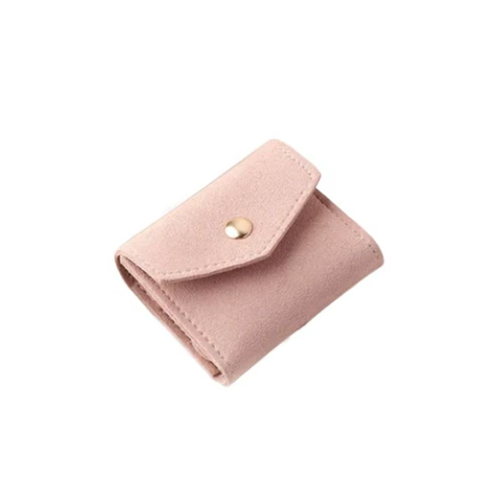 Présentoir à Bijoux en Velours Solide, Conteneur Portable, Sac à Colliers et Bagues, Étui à Boucles 