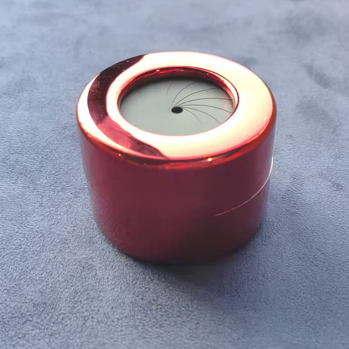 Boîte à bagues rotative créative, mallette de rangement de bijoux en métal de qualité supérieure ave