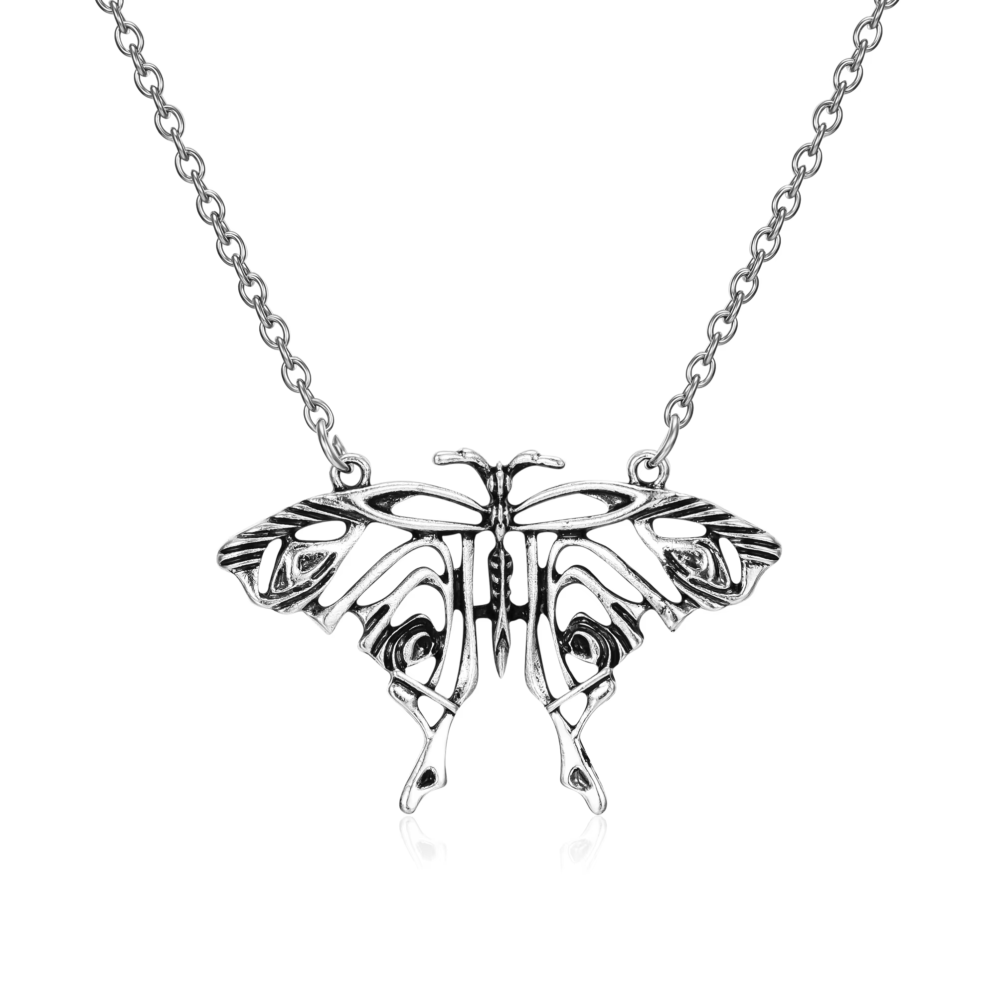 Catuni Hope Mikaelson – colliers empilables en couches, pendentif en arête de souhait, chaîne de cla