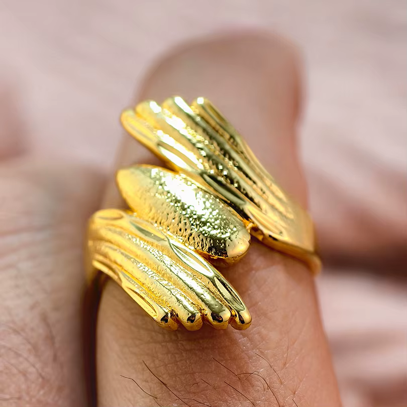 Bagues couleur or 24K pour femmes, cadeau de mariage, Nigeria, afrique, ethiopie, nouvelle collectio