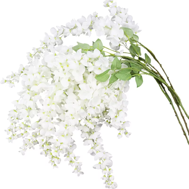Fleur artificielle en rotin pour décoration de table, mariage, Saint-Valentin, extérieur, jardin, mu