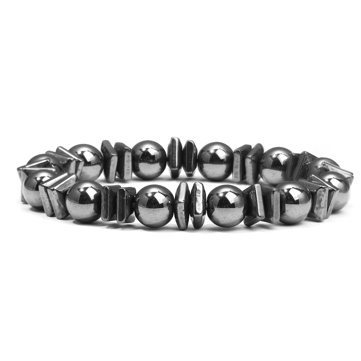 Bracelets en perles d'hématite à la mode, thérapie magnétique pour la perte de poids, bracelet de th