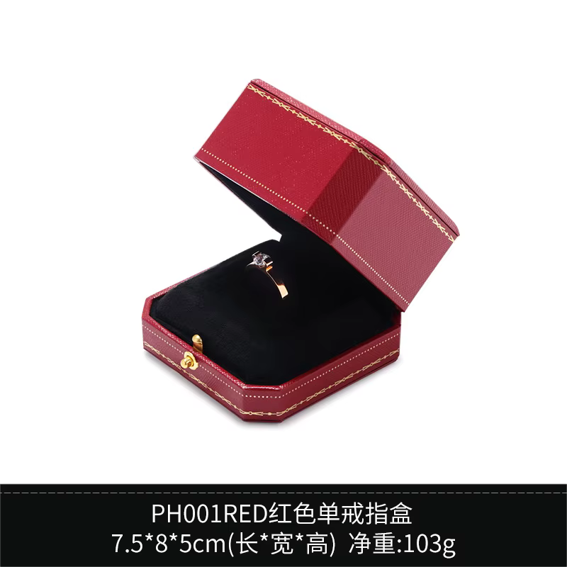 Boîte de Rangement de Bijoux, Présentoir à Bagues, Palette de Visite, Bracelet, Collier, Emballage C
