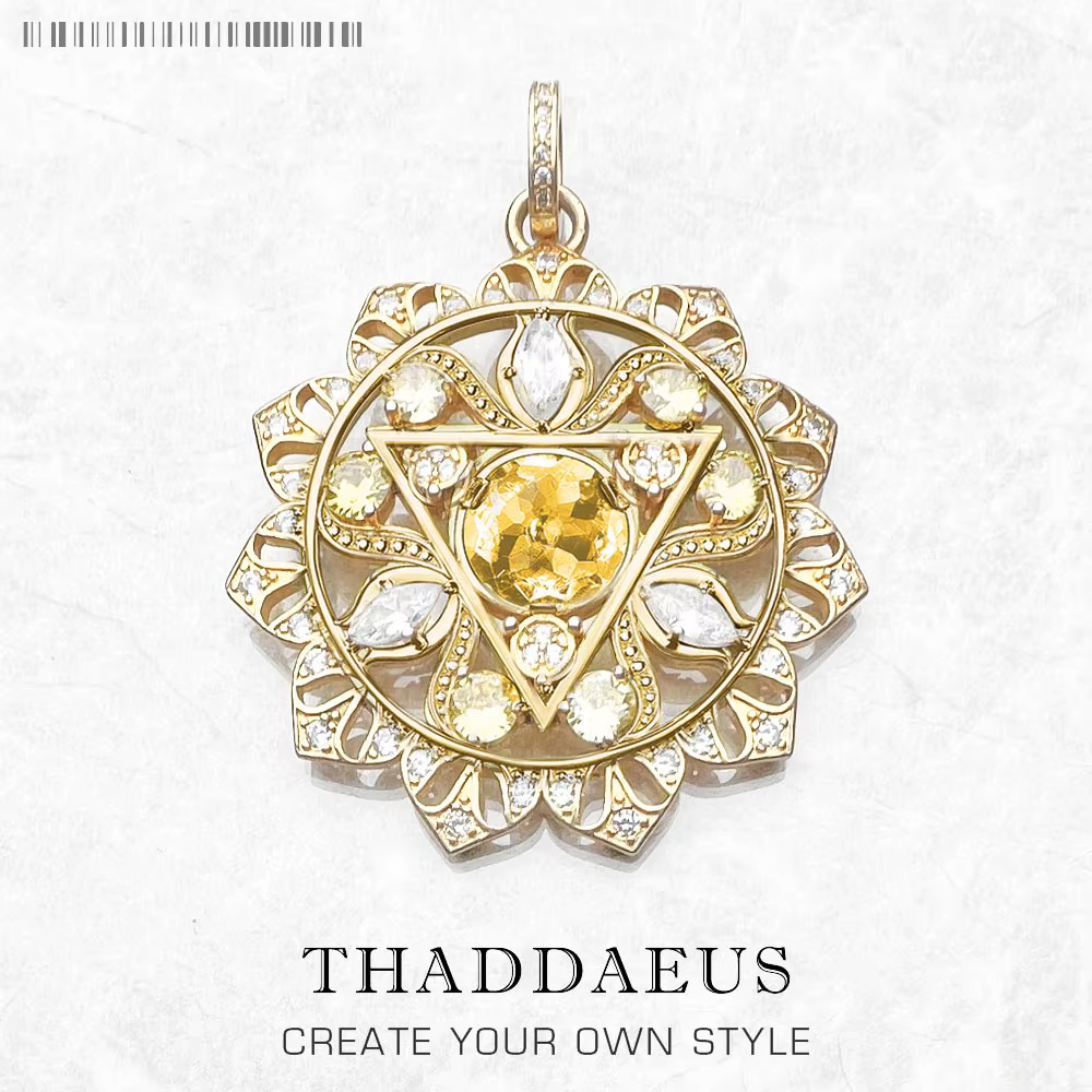 Pendentif Chakra du plexus solaire, nouvelle mode Glam en argent Sterling 925, bijoux de soleil, Sty
