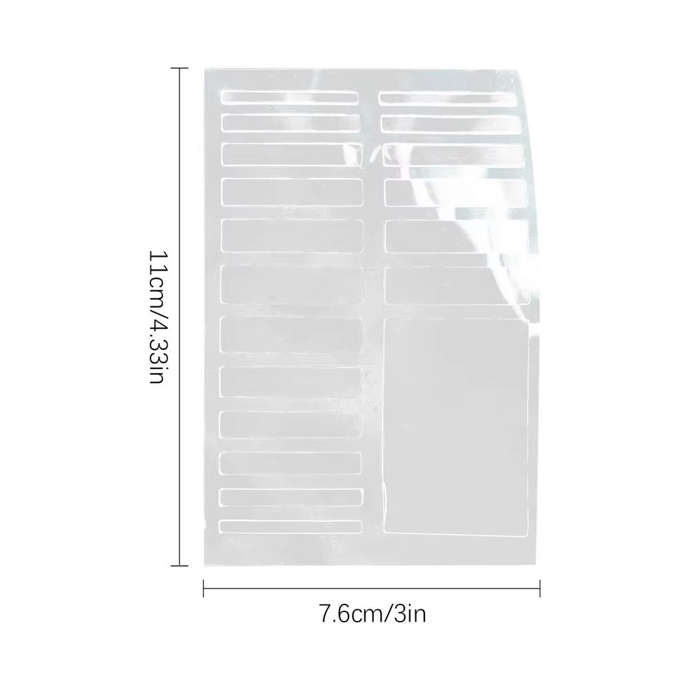 Ajusteur de taille de bague invisible, 19 pièces, transparent, pour resserrer les bagues, confortabl