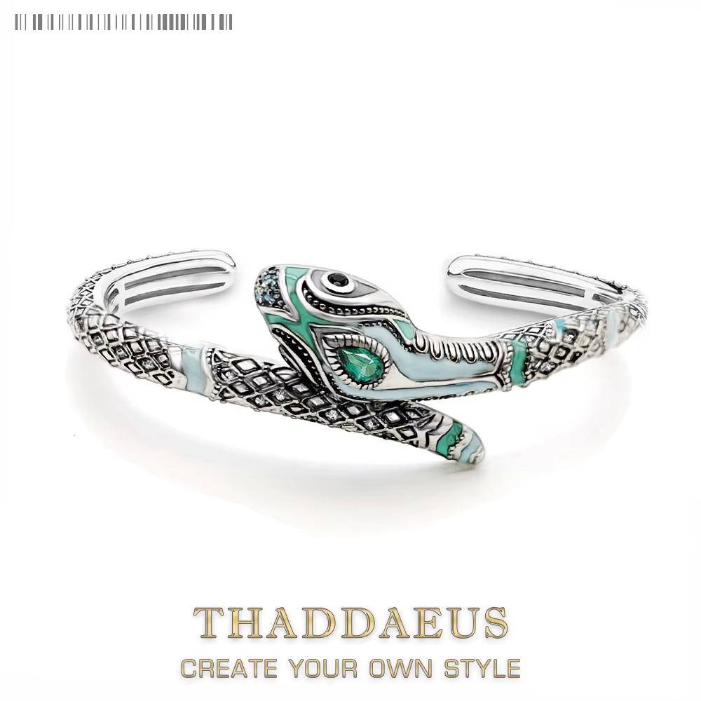 Bracelet serpent Style européen, bijoux à la mode pour femmes, cadeau bohème de printemps en argent 
