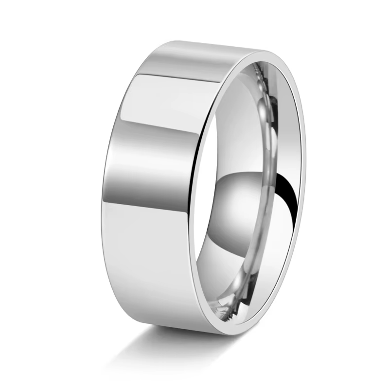Bague empilable au Design commun minimaliste japonais pour hommes et femmes, bijoux en acier inoxyda