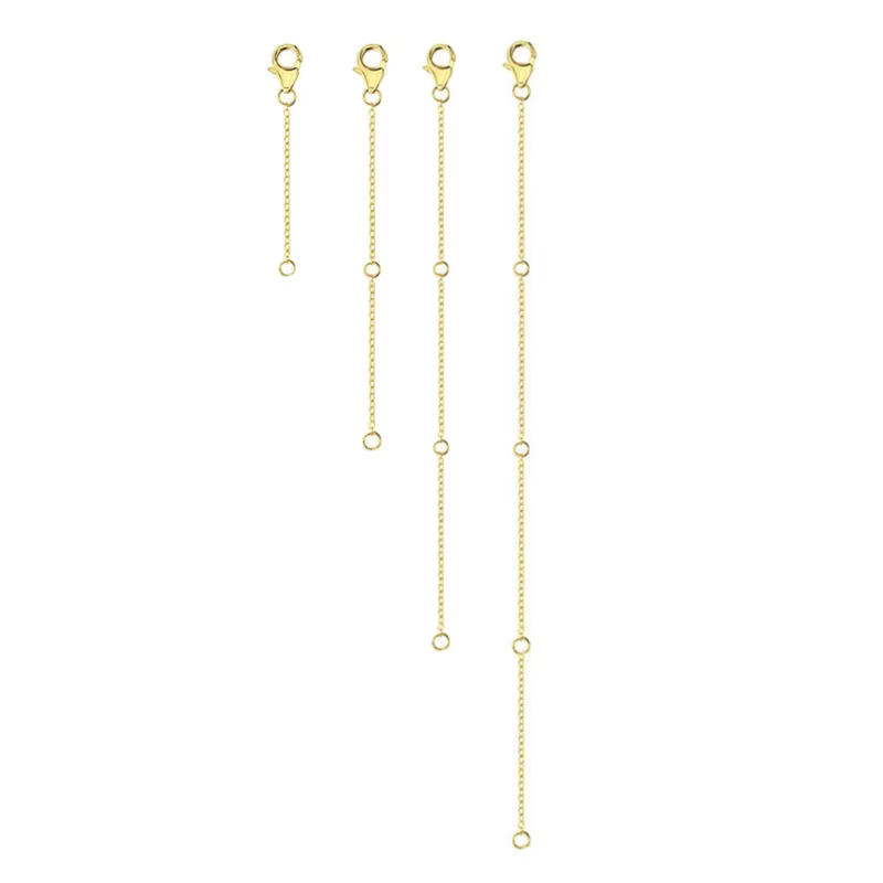 E0BF – extension bijoux Durable, fermoirs à homard réglables, connecteurs, chaîne d'extension