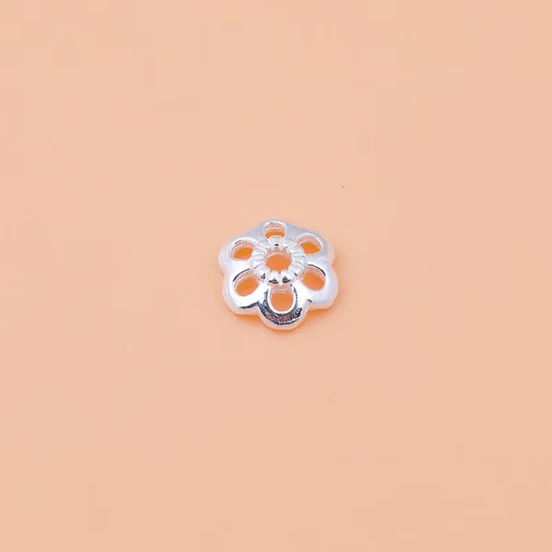 Bijoux en argent regardé S925, entretoises de torus faites à la main, matériel perlé de bricolage, a
