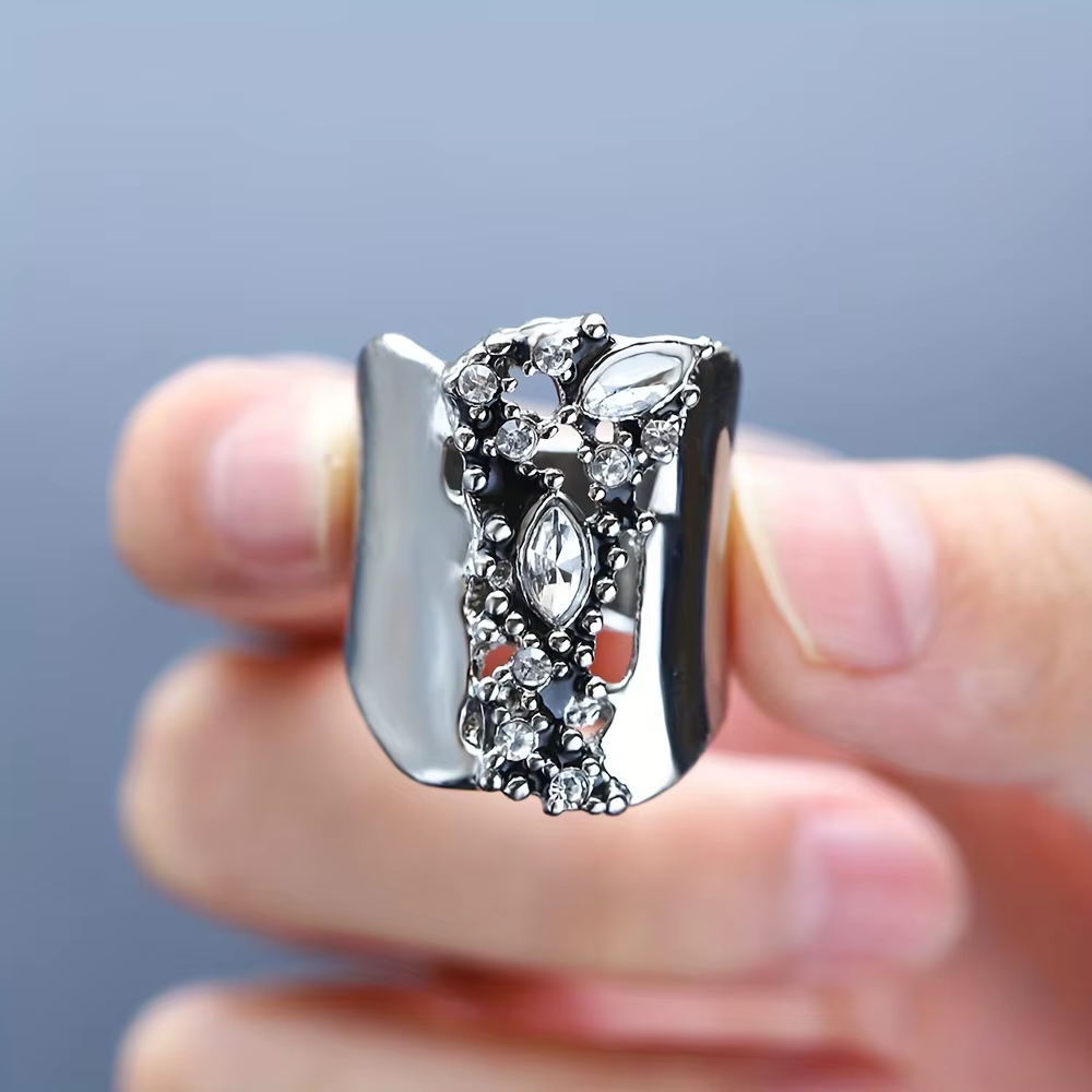 Bague plaquée argent 925 pour dames, accessoires de mode, cadeaux de vacances pour filles, 1 PC, 03