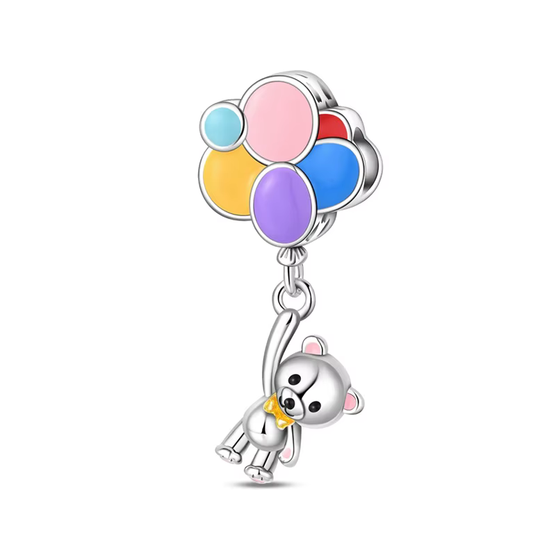 925 breloques en argent Sterling perles parc d'attractions grande roue bateau de Pirate carrousel pe