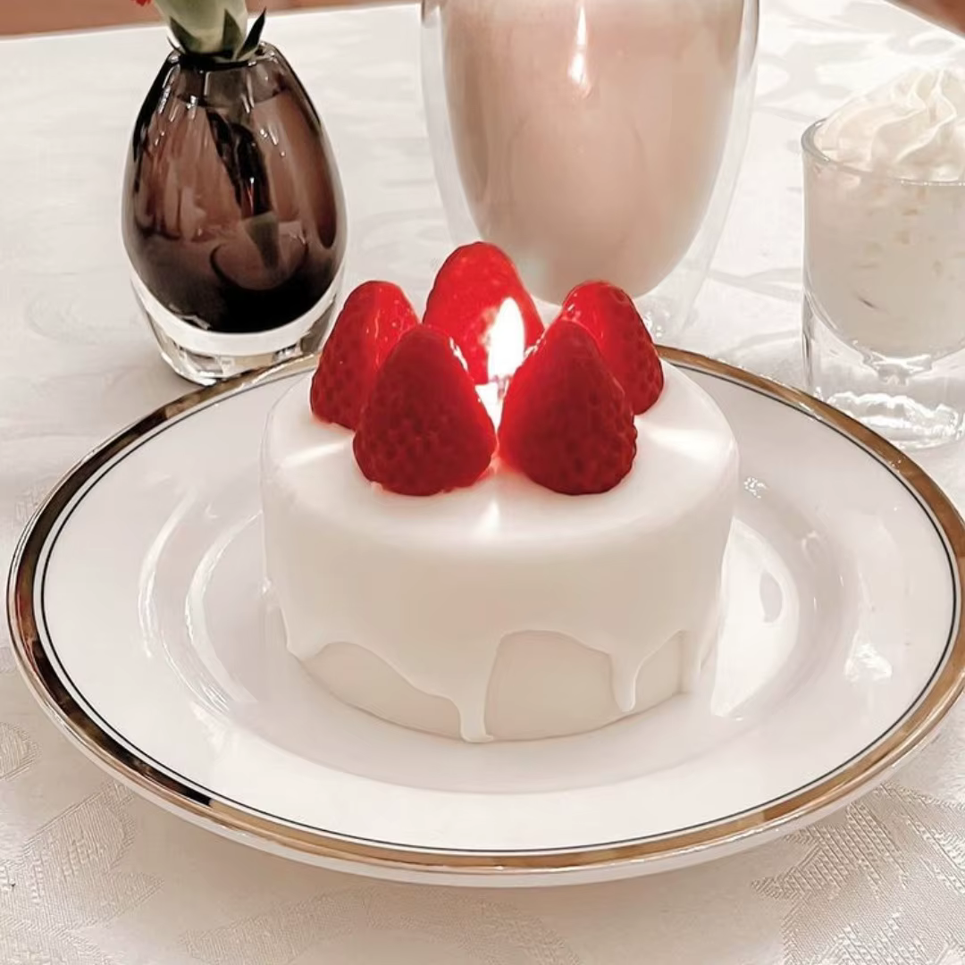Bougie parfumée Harvey Cake faite à la main, décoration de luxe, décor d'anniversaire, cadeau d'invi
