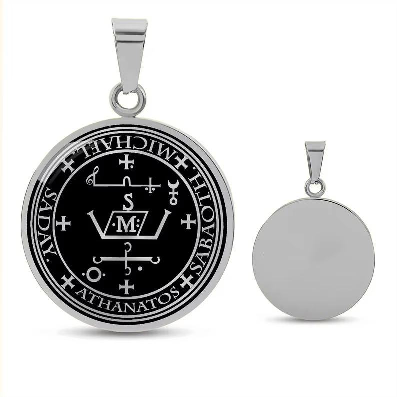 Collier 7 archanges Sigil archange GABRIEL/URIEL/RAPHAEL/MICHAEL Protection manifeste Sigil Talisman
