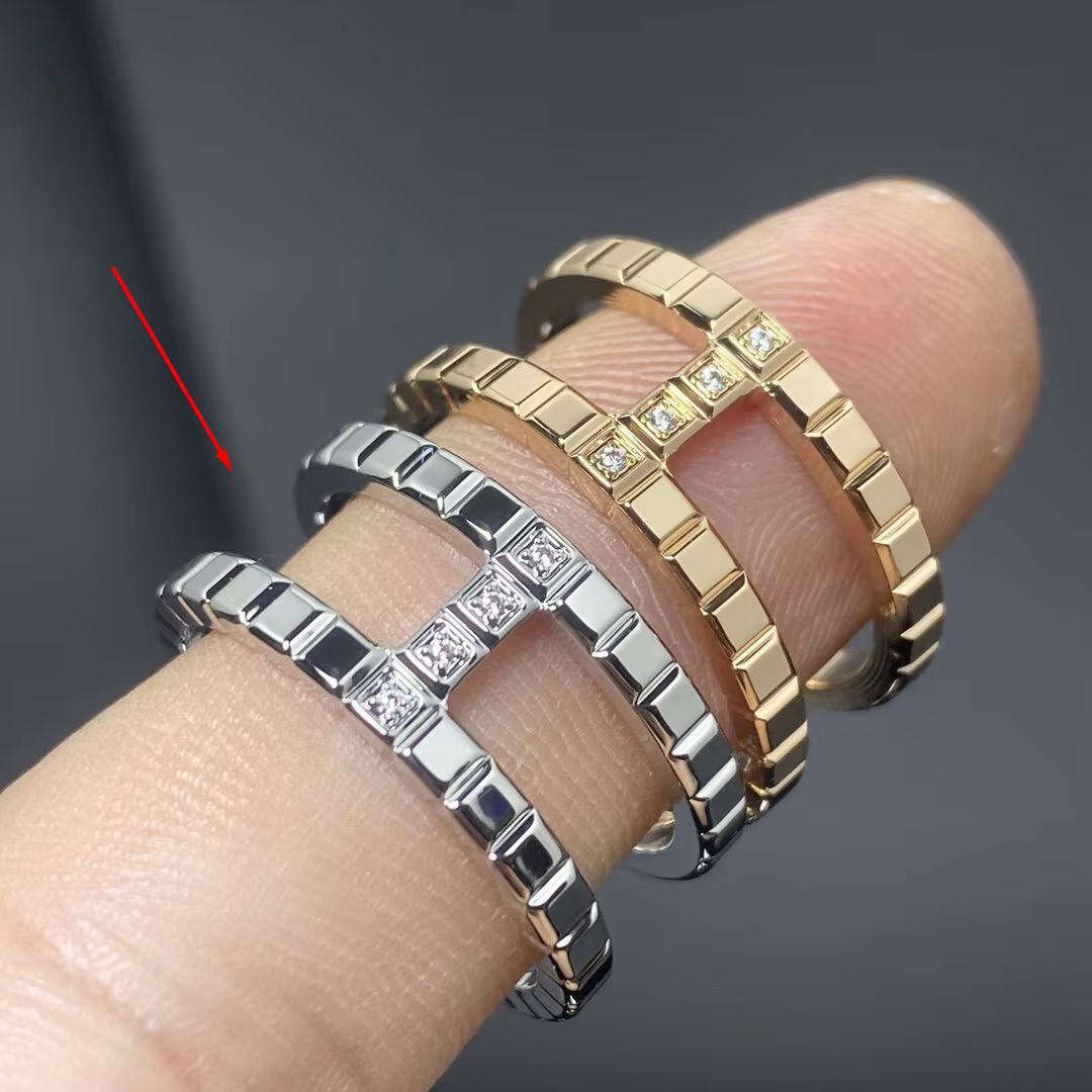 Bague de mariage classique pour couple, plaquée or 18 carats, entièrement sertie de diamants en bloc
