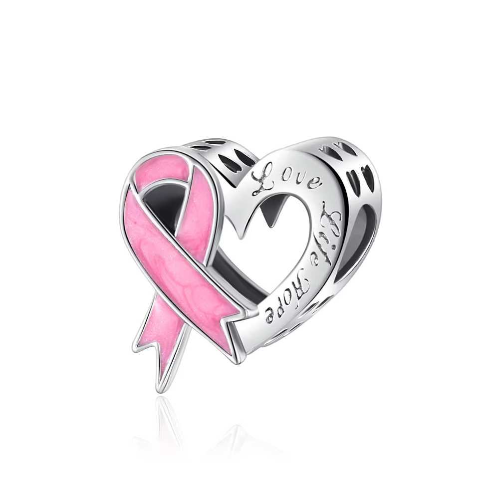 Nouveauté 2026 : Pendentif en argent 925 série fille rose, idéal pour bracelets européens, accessoir