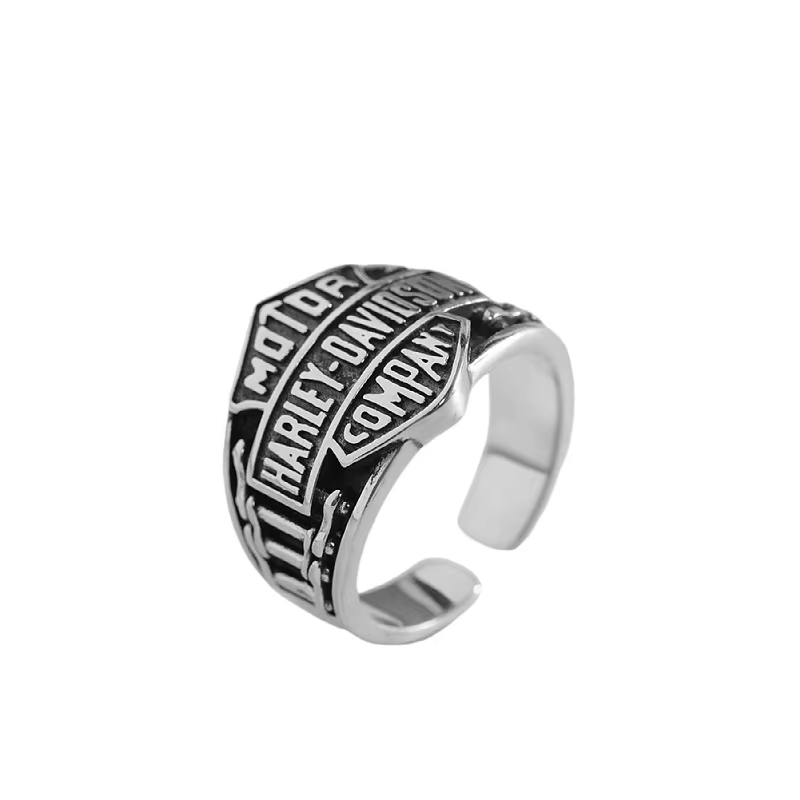Bague Vintage pour hommes, couleur argent, Punk, gothique, Rock, hip hop, accessoires ouverts, cadea