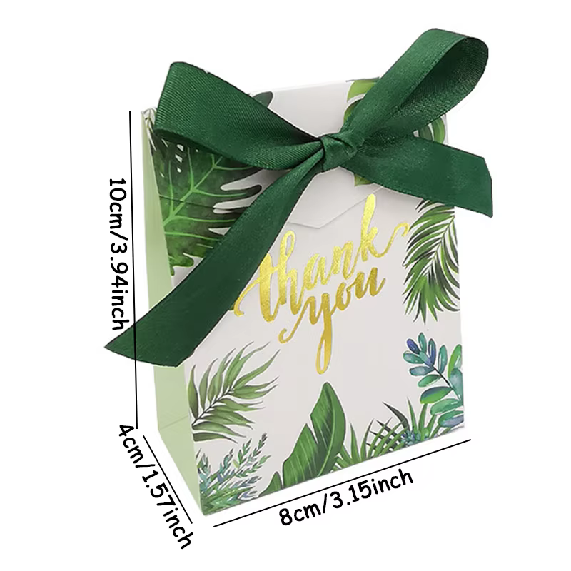 Boîte-cadeau de bonbons de remerciement, 10/20 pièces, sac d'emballage de biscuits au chocolat à feu