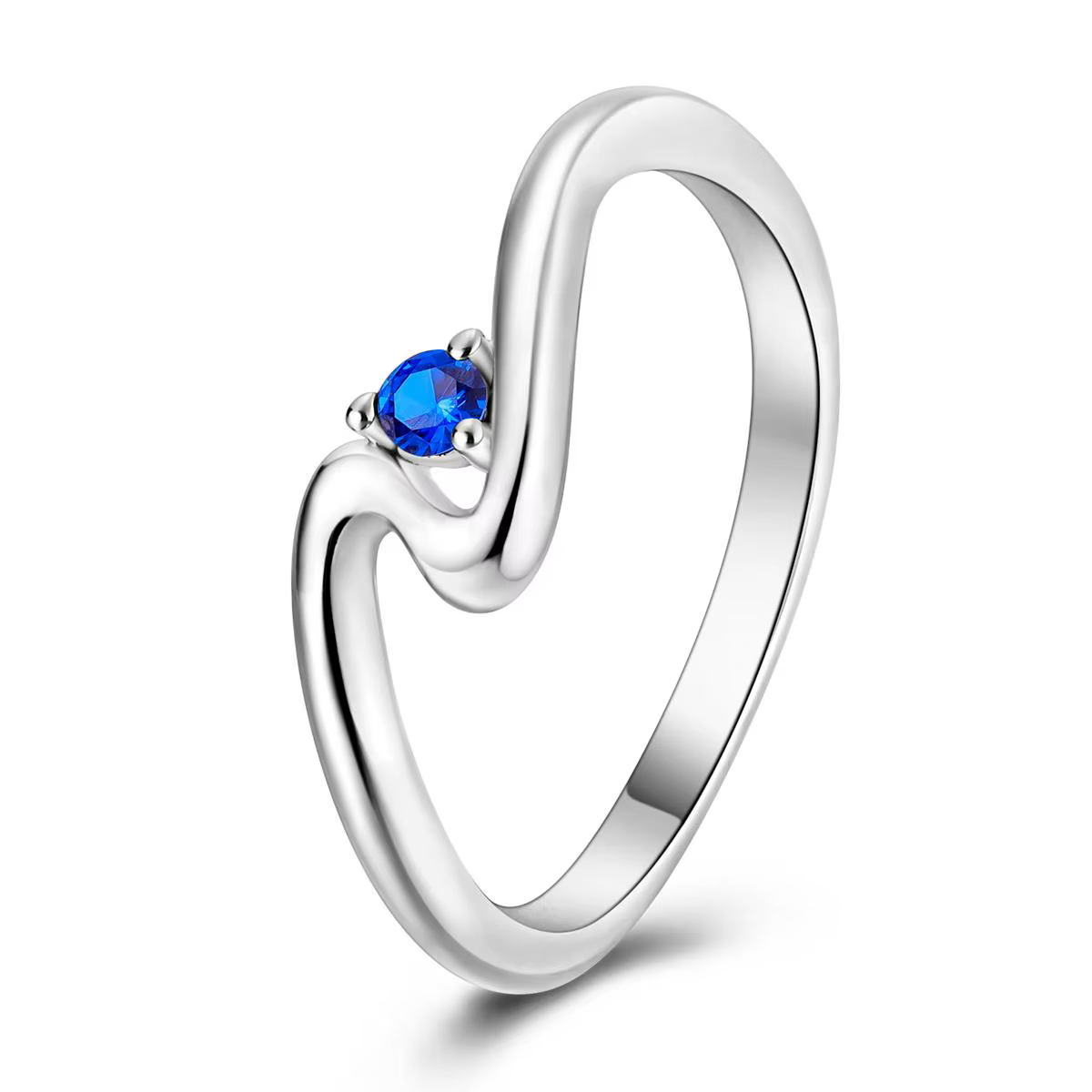 Bague plaquée argent pour femme, bijoux de doigt originaux, cadeau de mariage, Zcomprend on CZ
