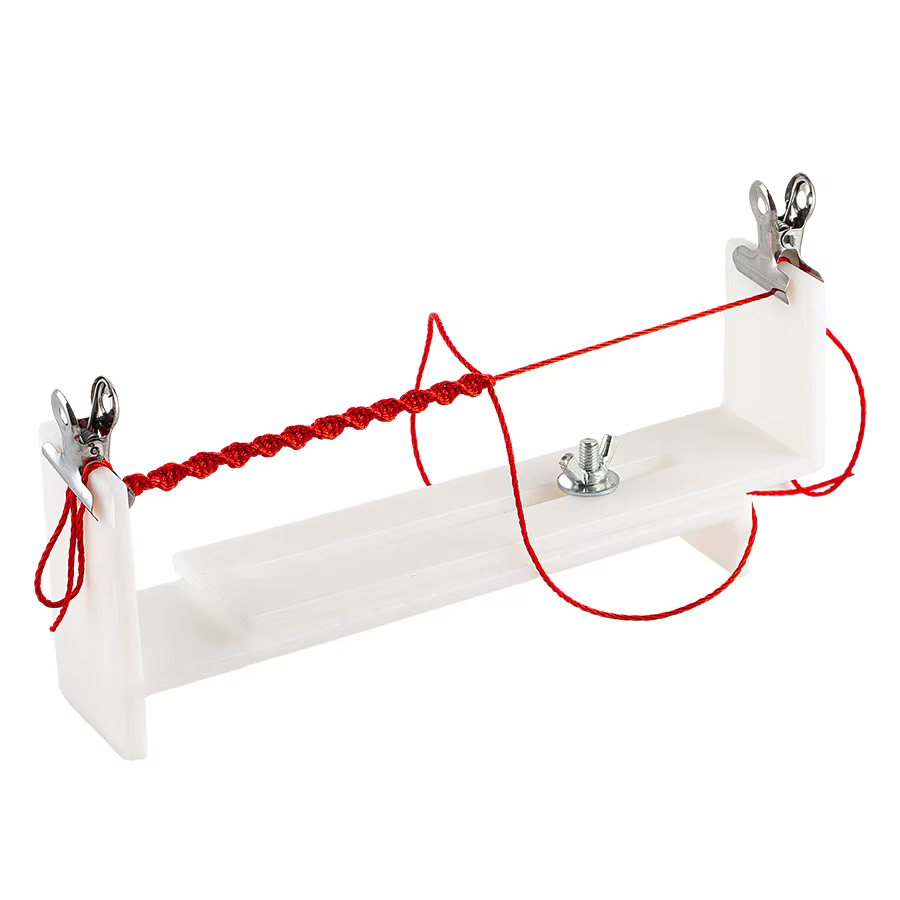 Tisser à tisser pour bracelets – Support artisanal en bois pour cordon en macramé et outils de fabri
