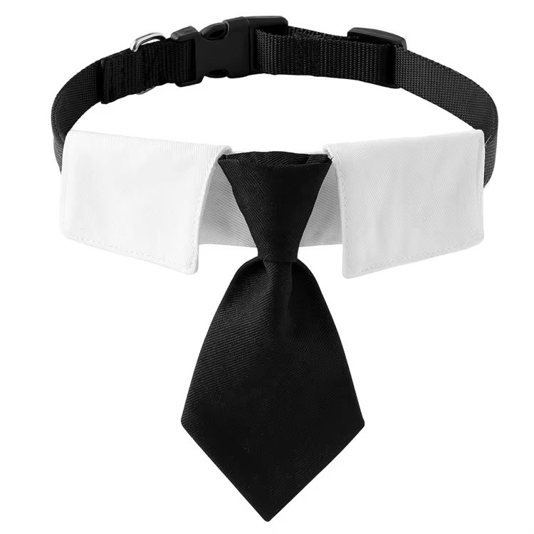 Cravate réglable pour chien, pour animaux de compagnie, vacances, mariages, nœud papillon, chiot, ch