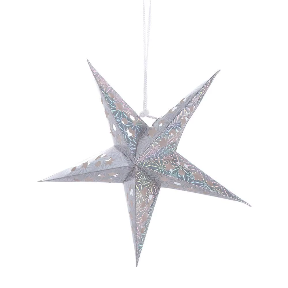 Lanternes en papier colorées pour mariage, fête, bricolage, maison, jardin, abat-jour étoiles, lumiè