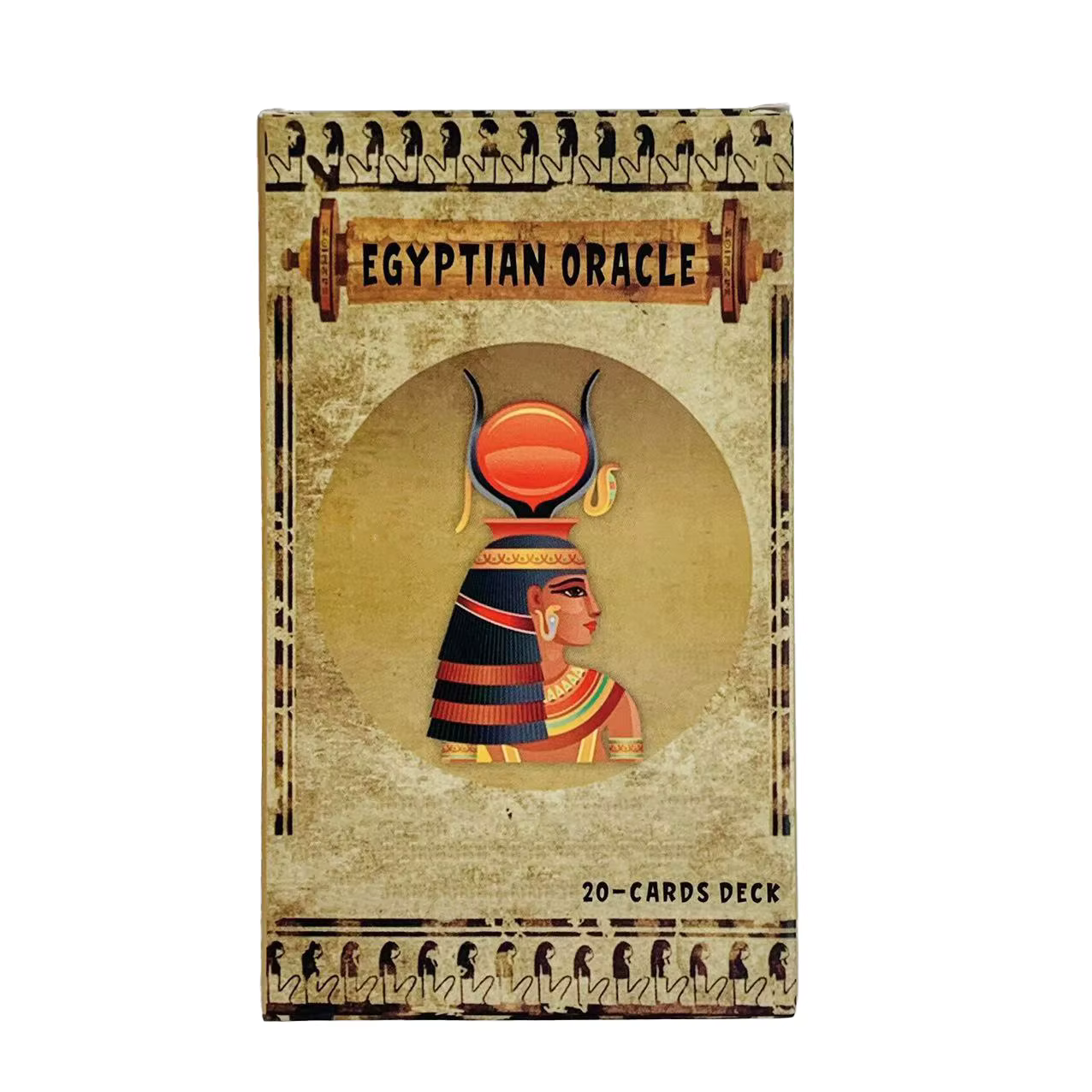 Nouveau Oracle égyptien A 20 cartes Deck Design classique pour débutants et professionnels, idéal po