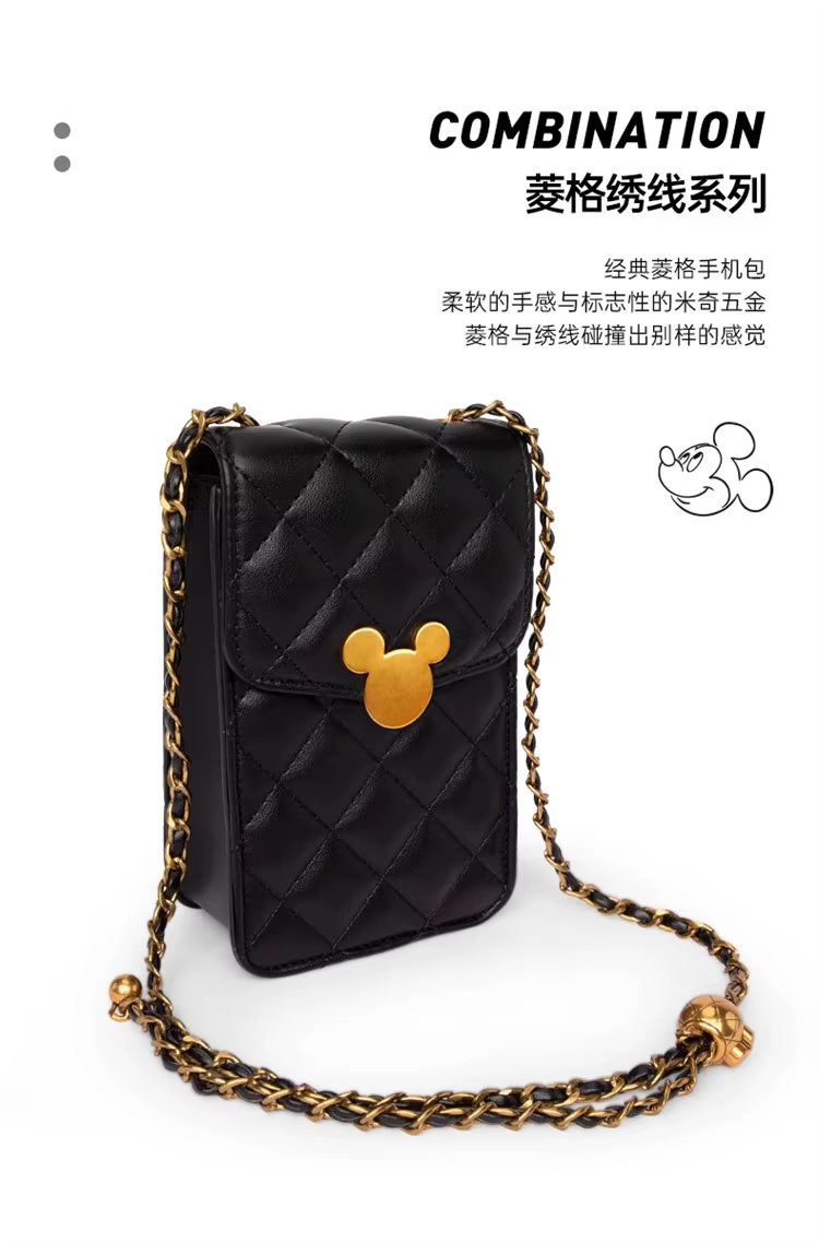 Disney-Sacs à main de luxe pour femmes, sacs fourre-tout Kawaii, sac à bandoulière initié, étui Anim