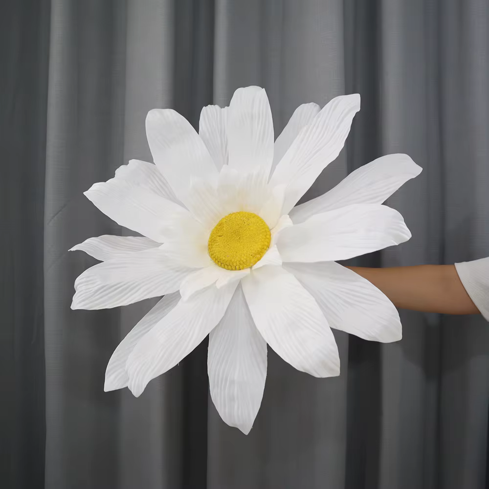 Grande marguerite artificielle en mousse PE, décoration de salle de saint-valentin, aménagement de s