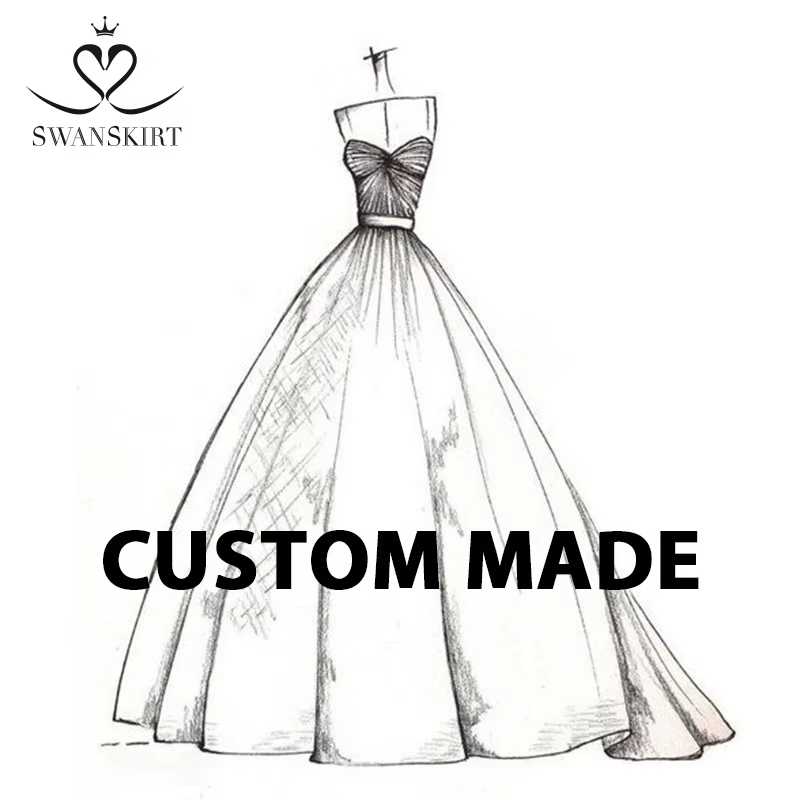 Swansara – robe De mariée personnalisée pour femme, tenue De bal, grande taille, fabriquée en chine,