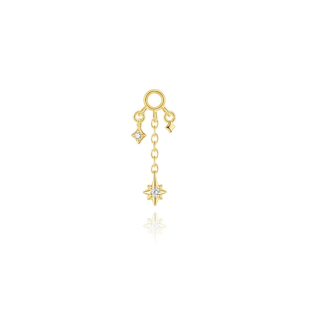 Aide bohème Mandala fleur de Lotus Punk boucle d'oreille géométrique caché Helix Piercing 925 argent