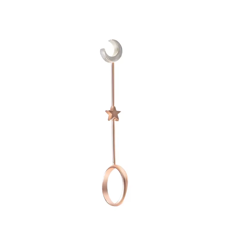Lady Laguna-Porte-anneau pour fumer, optique, porte-anneau T1, main libre, Gamer, pince à doigt, bij