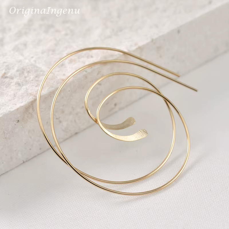 Boucles d'oreilles SilverHoops pour femmes, bijoux faits à la main, vintage, boho, martelé, rempli d