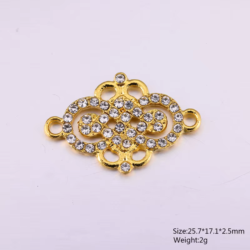 MJYA – connecteurs de fleurs en filigrane de Style Multiple, composants de breloques pour bricolage,